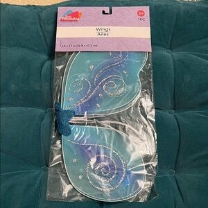 Blue and White Fairy Wings